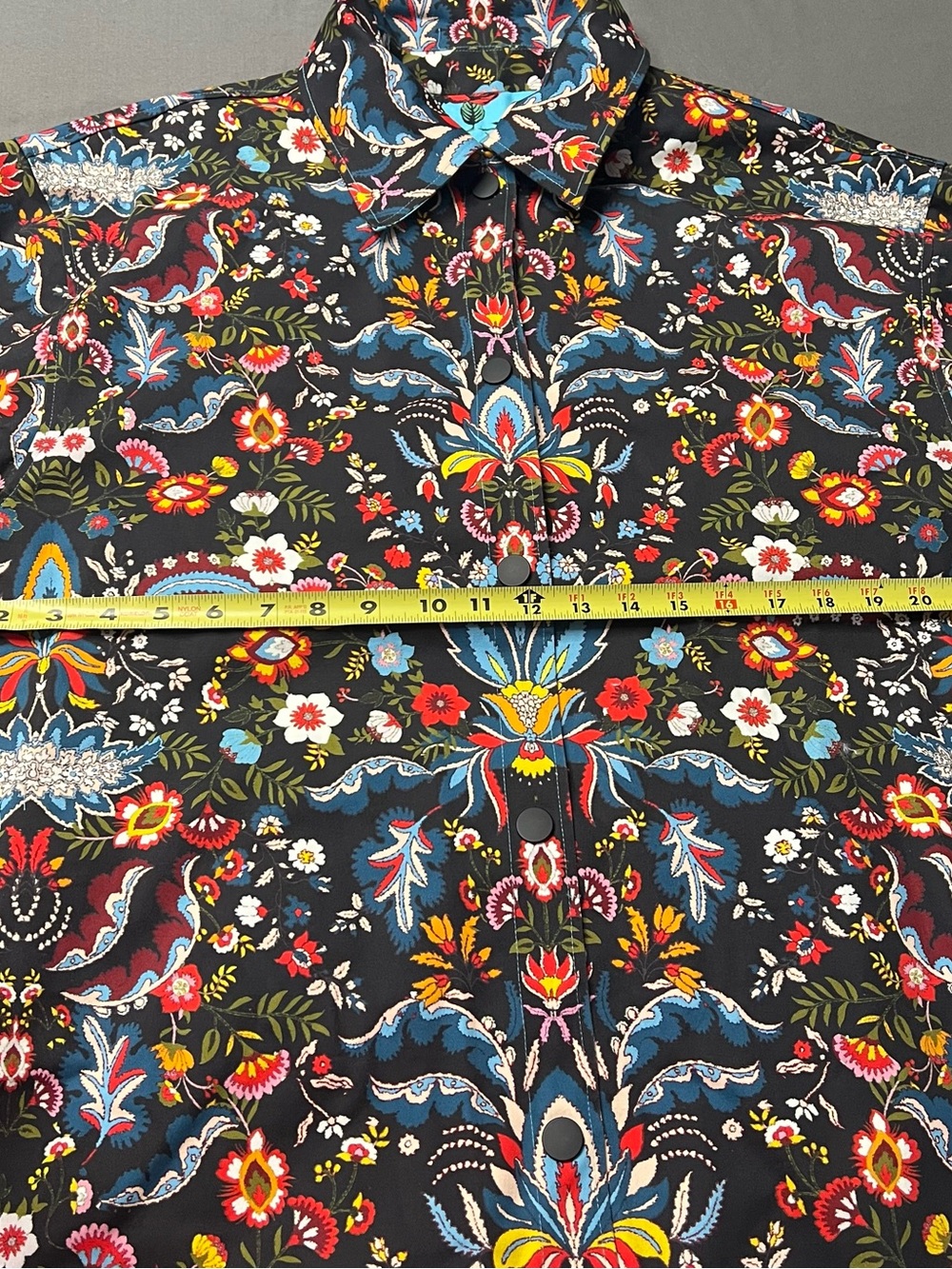 NWOT Alice + Olivia Zazie Reversible Floral Print Twill Barn Maxi Coat Large - Picture 13 of 14